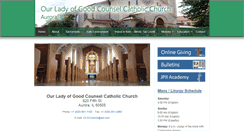 Desktop Screenshot of ourladyofgoodcounsel.net